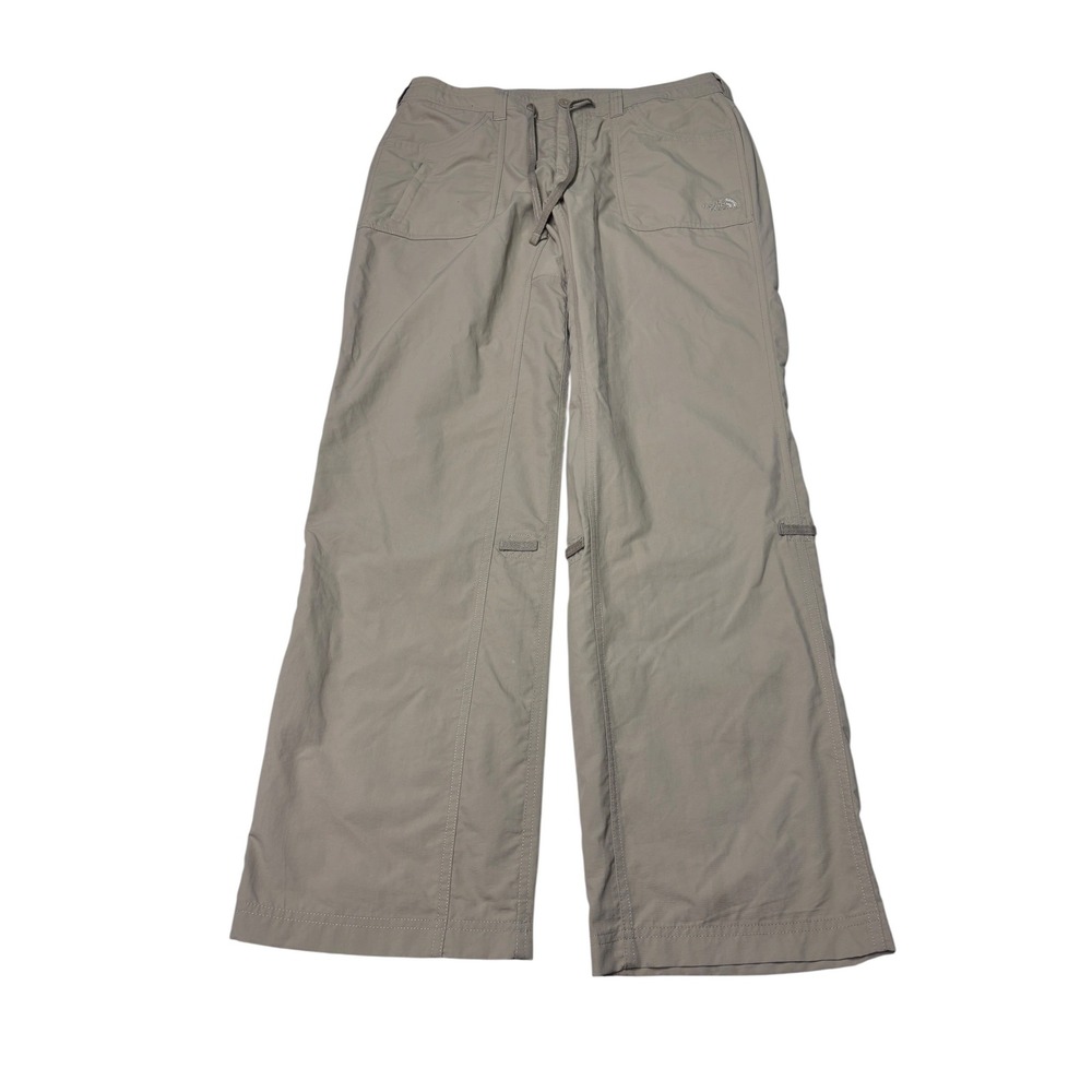 The North Face Womens Khaki Nylon Ripstop Hiking Pants Size 10 W34 L33
